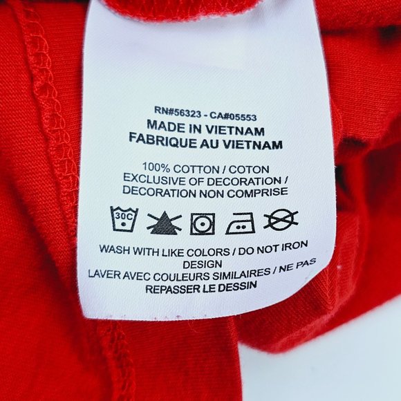 The Nike Tee Nike 2020 Olympic Red Two Sided T-Shirt, Sz S - Picture 8 of 9